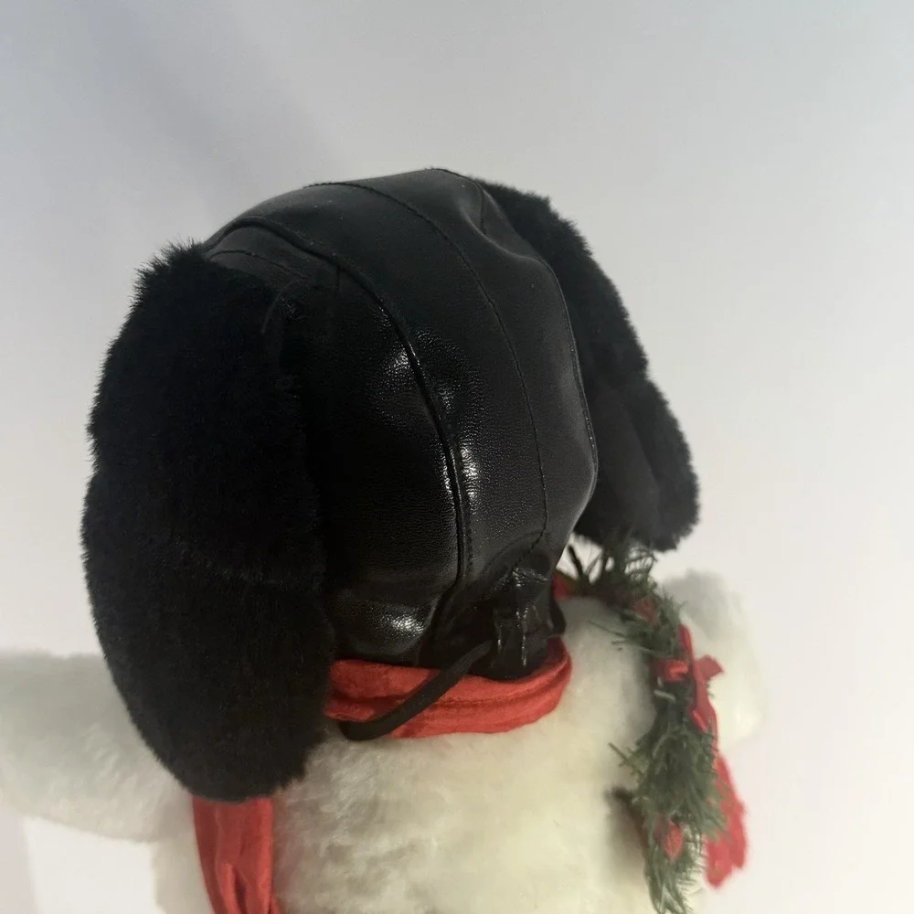 1993 Santa's Best Snoopy Woodstock Christmas Animated Doghouse Peanuts-Untested